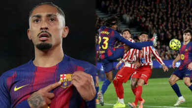 LaLiga: Olmo, Raphinha strike as Barcelona complete comeback against Atletico Madrid