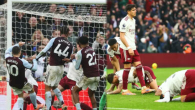 Aston Villa 2-1 Arsenal: Premier League title race blown wide open after Buendía’s 94th-minute winner