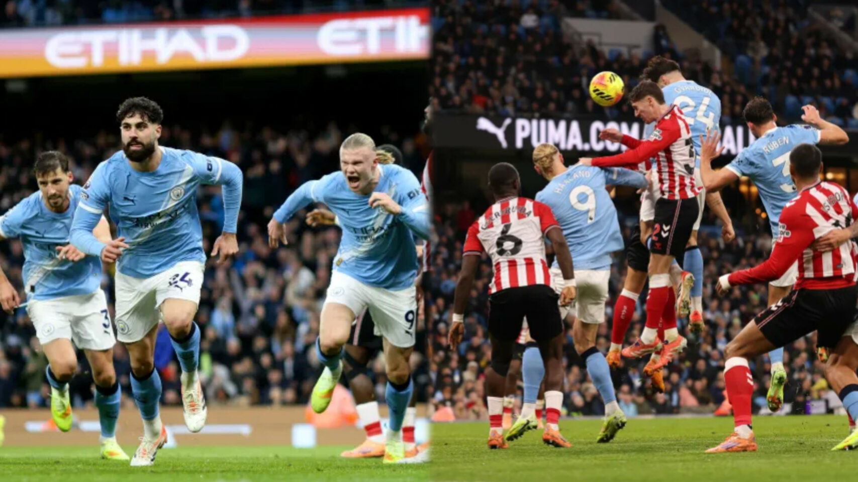 Man City close Premier League gap to two points after routine win over Sunderland