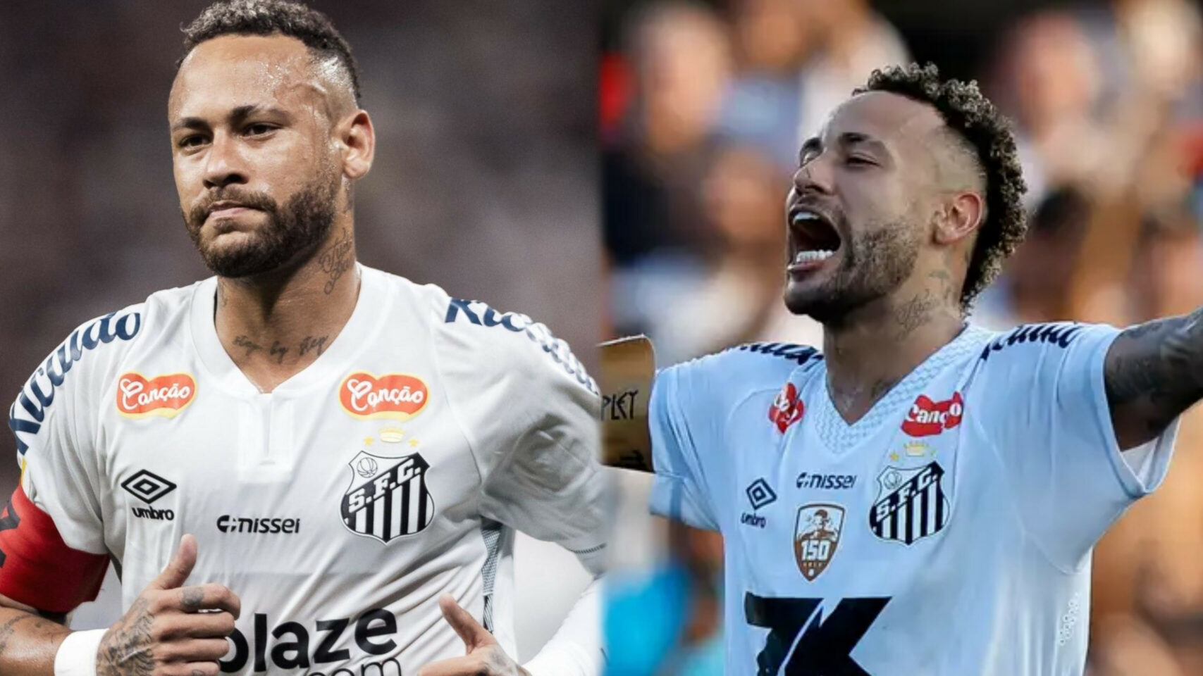 Neymar helps Santos avoid relegation amid knee problem