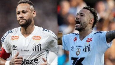 Neymar helps Santos avoid relegation amid knee problem