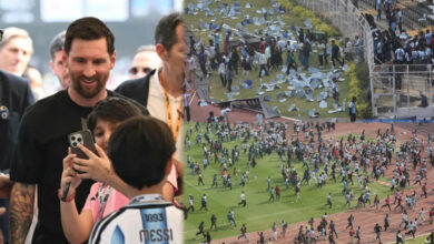 Messi india 'GOAT' tour turns ugly as fans riot after brief appearance
