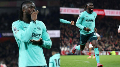 Arokodare rues 'hurtful' Wolves’ late collapse at Arsenal