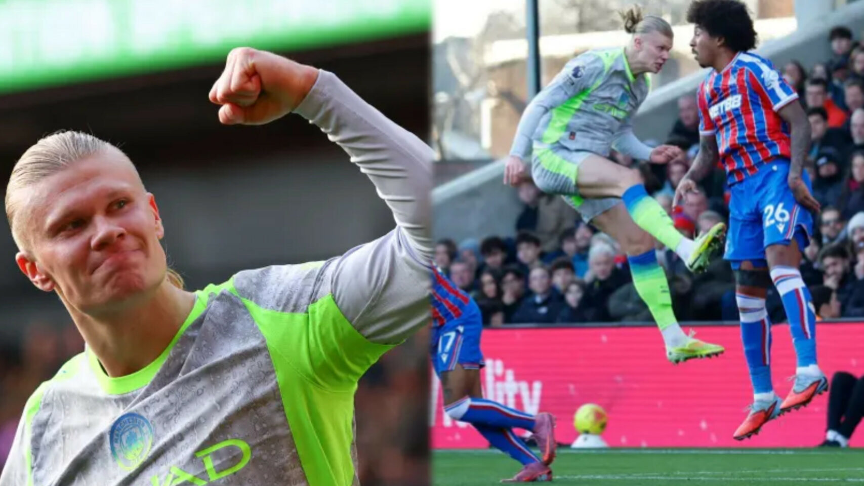 EPL: Haaland bags brace as Manchester City down Crystal Palace