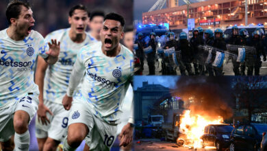 Fan violence overshadows Inter’s Serie A win at Genoa