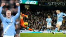 EPL: Haaland double sends Man City top after West Ham win
