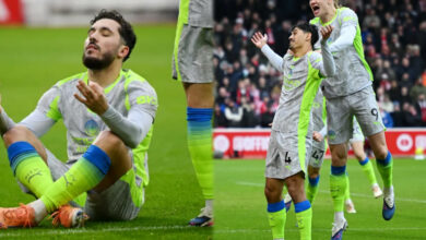 EPL: Late Cherki strike sends Man City top at Forest