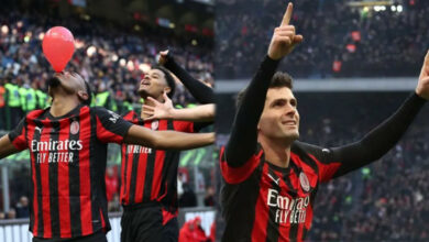 Serie A: Nkunku scores double as Milan cruise past Verona to claim top spot