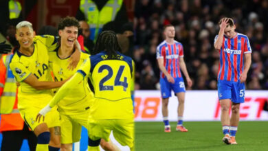 EPL: Gray’s maiden goal lifts Spurs past Wasteful Crystal Palace