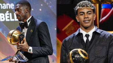 Dembele named Globe Soccer 'Best Male Player' as Yamal also honoured [all prizes]