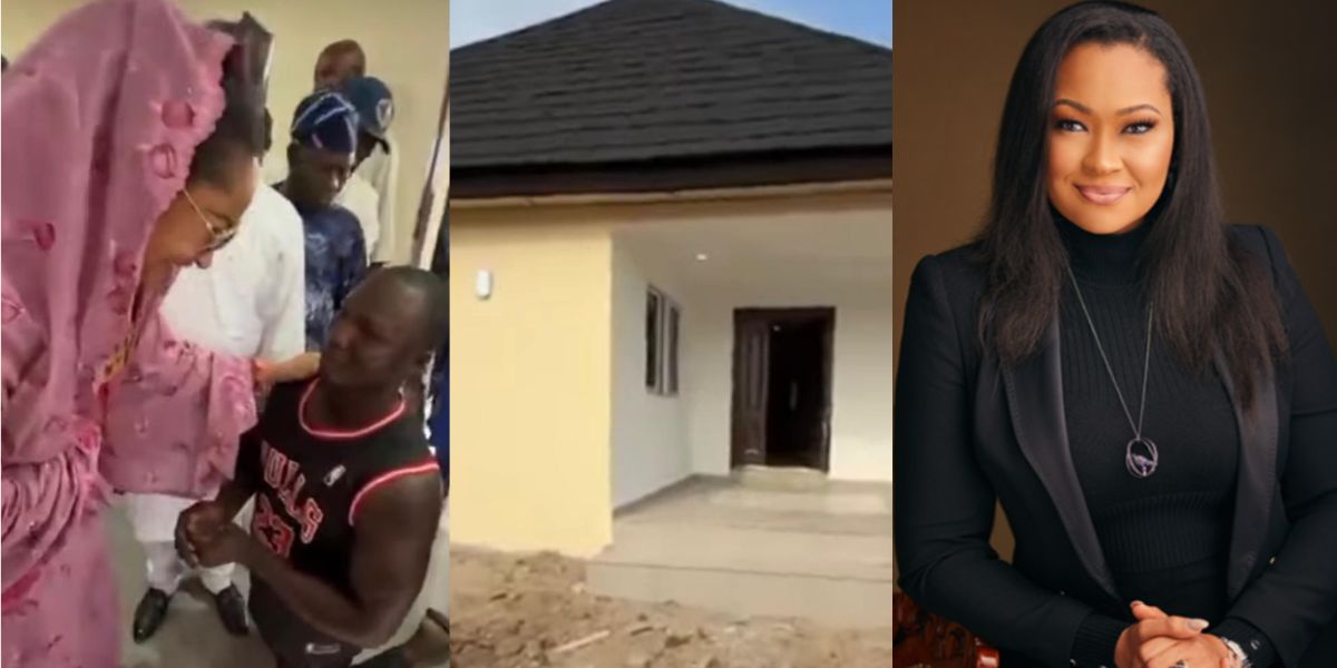 POP man in shock after Senator Natasha gifted him a brand-new house he worked on