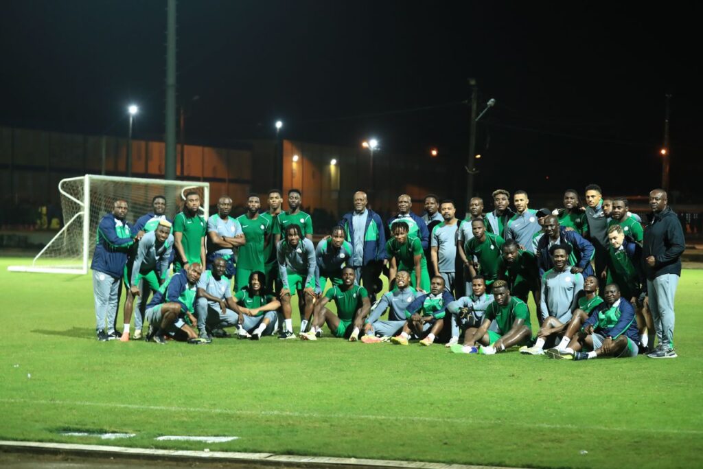 Super Eagles step up AFCON 2025 build-up with 11 players in camp