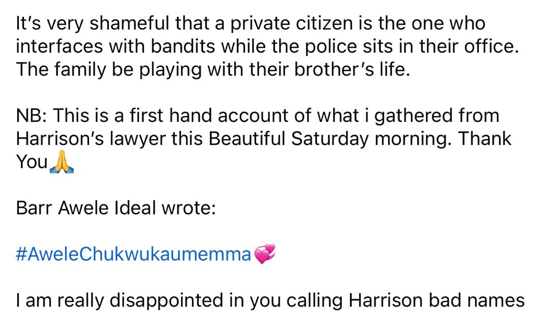 “He removed the money to replace it with a tracking chip” – Harrison Gwamnishu’s lawyer alleges