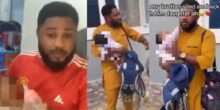 "She left me with our 3-month-old baby" - Man begs wife to return, gets chased away by her family