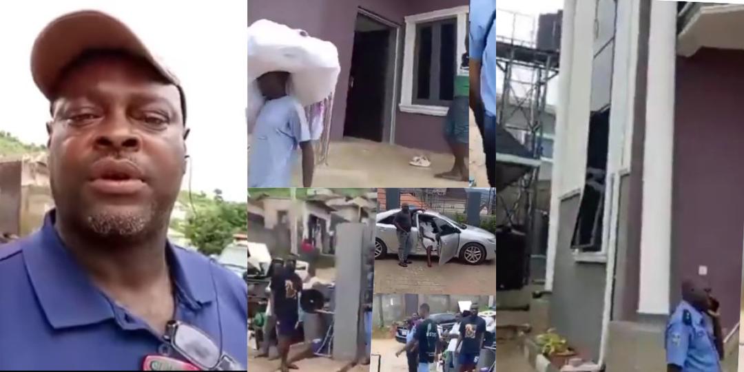 Man cries out as he’s ejected from his house after wife used his documents to obtain secret loan