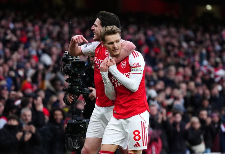 EPL: Odegaard, another own goal lift Arsenal above City