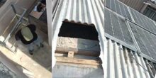 Drama as solar installer breaks client's roof, falls into toilet during installation