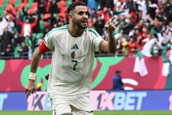 AFCON 2025: Mahrez brace powers Algeria past 10-man Sudan