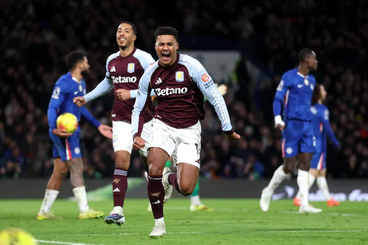 EPL: Watkins double stuns Chelsea as Villa extend winning run