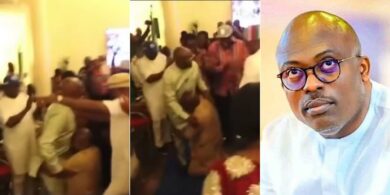 Lere Olayinka releases old video of Fubara kneeling to thank Wike after winning 2023 governorship election