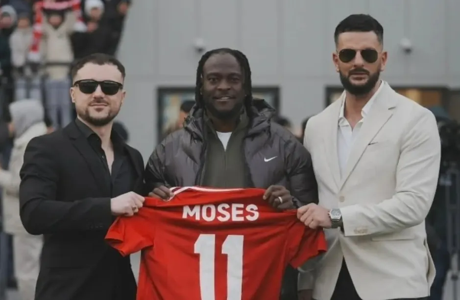 Victor Moses marks 11th career club with FC Kaysar move