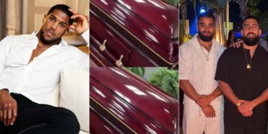 "No wonder" - Man shares why Anthony Joshua didn't shed tears at friends' funeral