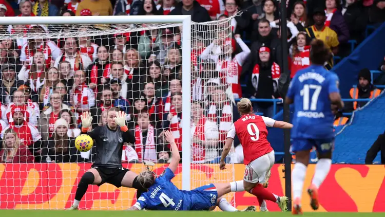 Arsenal shock Chelsea to dent WSL title hopes