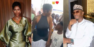 Tiwa Savage roasts man who opined her son was frowning at her for shaking backside in public