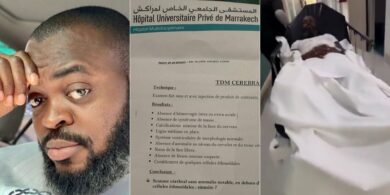 Actor Yomi Gold shares update after being hospitalised in Morocco following sudden health scare