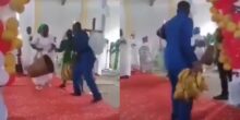 Drama as husband storms church to reclaim bunch of plantain wife gifted Pastor