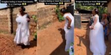 Bride visits late mother’s burial ground on wedding day
