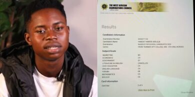"He tried but..." – Peller's old WAEC result pops up after his admission to