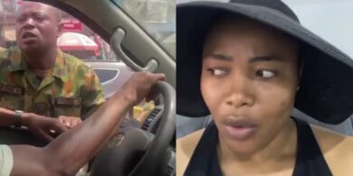 “Everyday harassment by uniformed men is what is demarketing Nigeria” — Woman laments after clash with soldier
