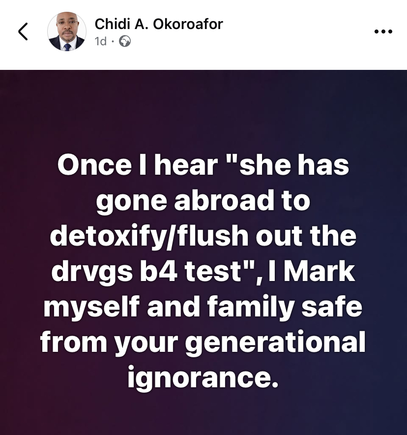 “You can’t flush drugs away” - Doctor reacts to Regina Daniels’ drug test result