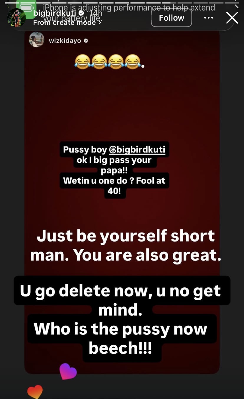 “Short man” - Seun Kuti ridicules Wizkid after bragging about being bigger than Fela