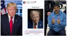 "Acting President of Venezuela” - Trump’s controversial post sparks online reactions