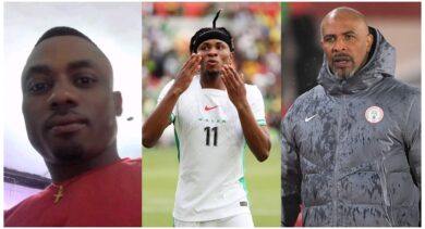 AFCON: "I see absolutely no wrong in what Chukwueze did" - Man blames Coach Eric Chelle for Nigeria's defeat