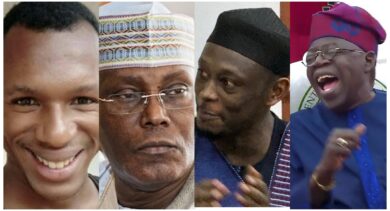 "Imagine running for office and your own son doesn't believe in your vision" - Regha reacts as Atiku’s son joins APC to support Tinubu