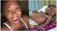 "I'm in pain, I took my 2-year-old daughter to hospital and she was tested positive" - Woman cries out