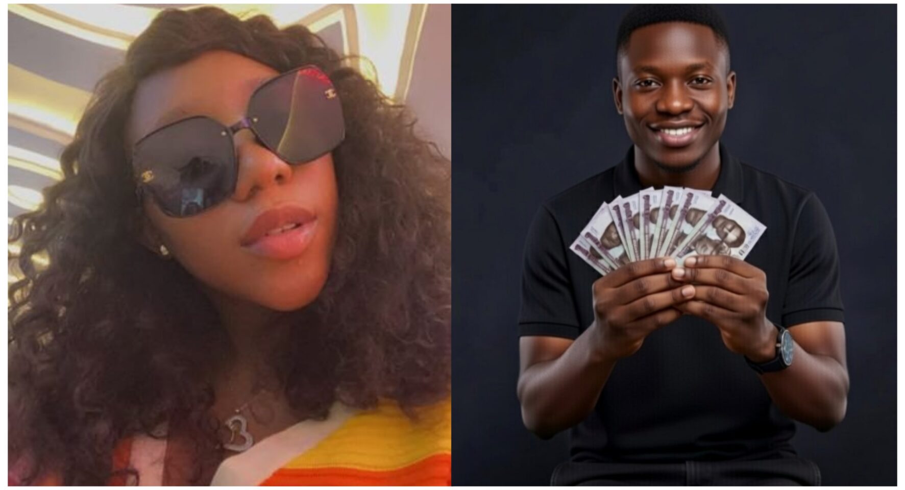 "Naso I rush wire am 10k": Lady shares why she sent N10k to her man, sparks reactions