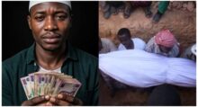 A Nigerian woman’s death during labour sparks outrage after her husband reportedly demanded ₦200k debt at her funeral, triggering heated public debate online.