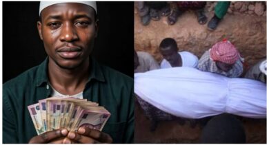 A Nigerian woman’s death during labour sparks outrage after her husband reportedly demanded ₦200k debt at her funeral, triggering heated public debate online.