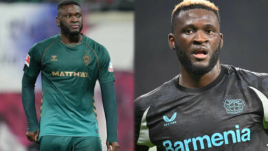 Boniface ends Bremen loan, returns to Leverkusen for injury recovery