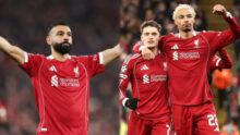 UCL: Salah ends drought as Liverpool cruise into last 16 with six-goal thriller