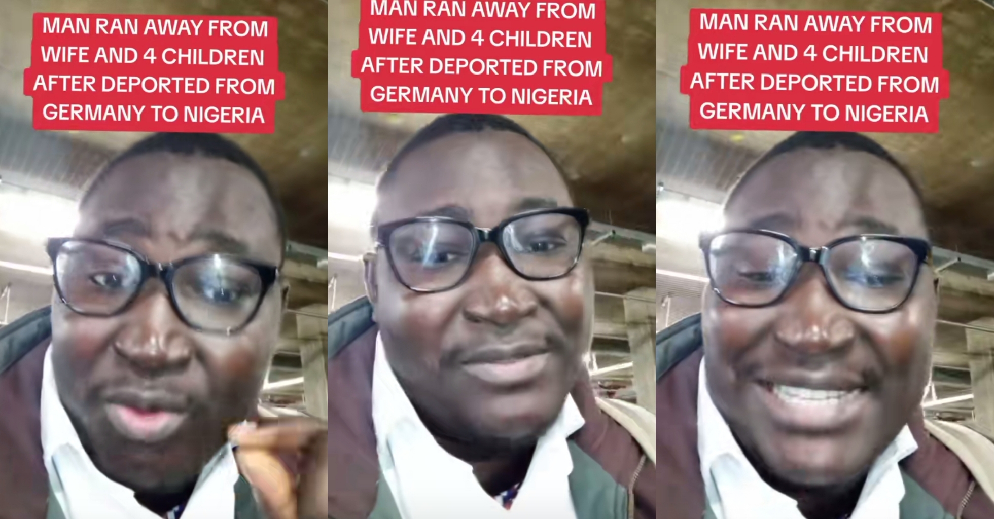 “While in….” – Man allegedly abandons wife, 4 children after deportation to Nigeria 2 PhotoGrid Plus 1769623507651