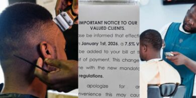 2026 Tax Reforms: Man speaks out as barber imposes VAT on customers, shares proof