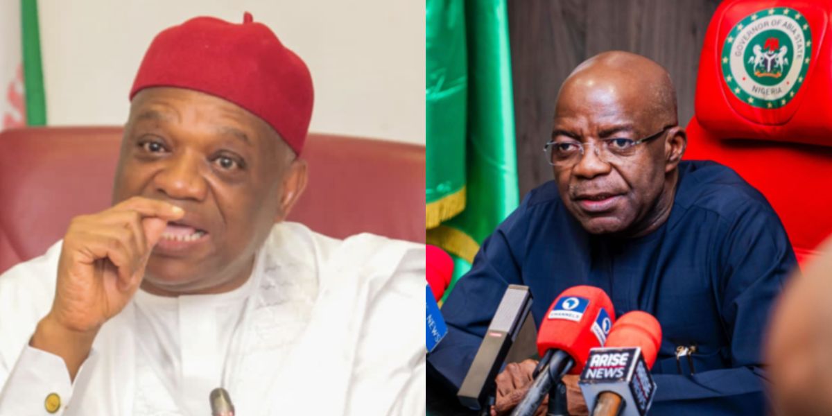Orji Kalu slams Alex Otti’s record, says no major projects in Abia