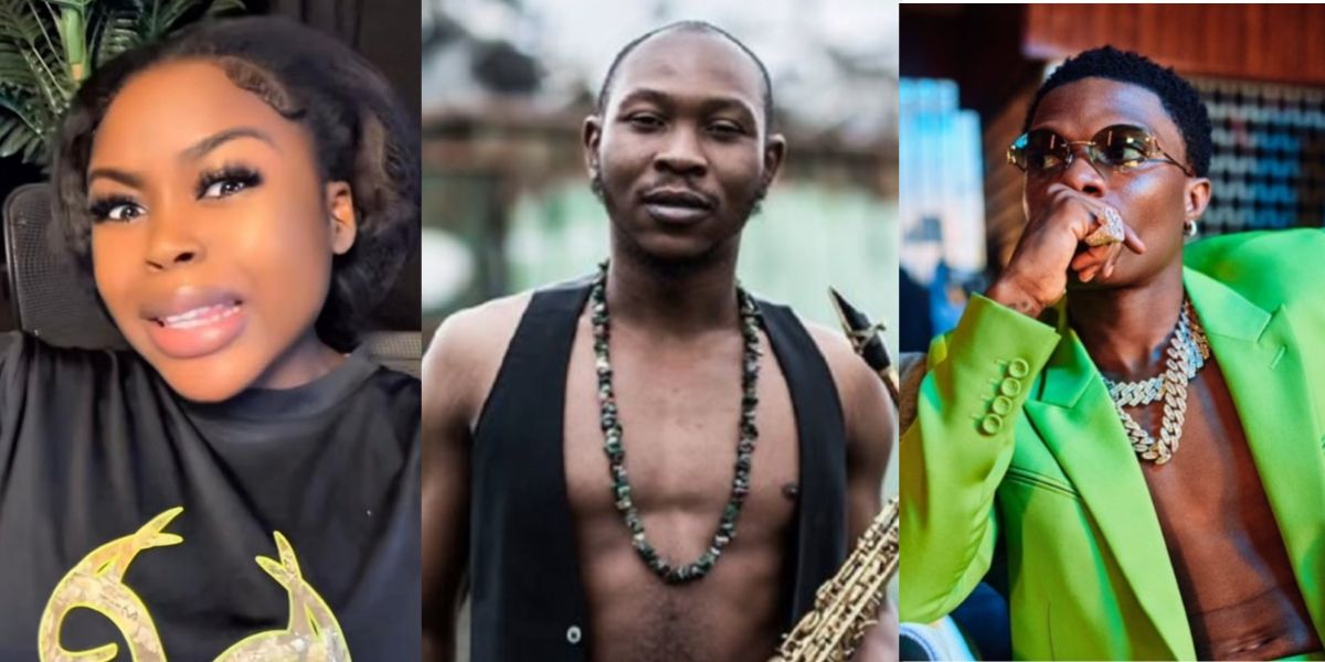 “He has a tattoo of your father on his body” - Saida Boj blasts Seun Kuti over Wizkid feud