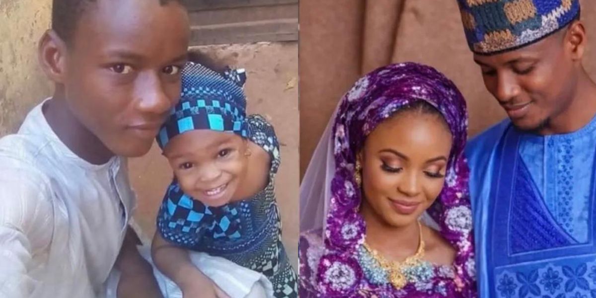 “I fell in love” – Man goes viral after posting 17-year throwback photos of him and his wife