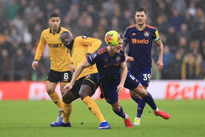 EPL: Arokodare's Wolves hold Newcastle to extend unbeaten run to four